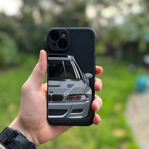 Grey BMW iPhone 14 Phone Case